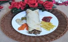 ساندوتش شاورما لحم