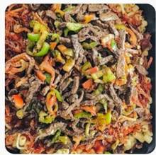 صحن كشرى لحم